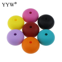 50PCs/Bag Silica Silicone Bead Baby Teether Beads for Making DIY Jewelry Ne