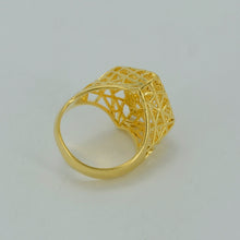 Anniyo Africa Wedding Ring for Women, Gold Color Ethiopian Bride Ring/Arab/