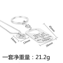 2016 hot new fashion chain sets of family members simple trend Mom and Dad