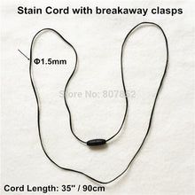 10pcs 1.5mm Satin Cord with Plastic Breakaway Clasps for Silicone Baby Teet