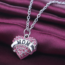 New Mothers Day Gift Children Necklace Mom Baby Child Family Love Rhineston