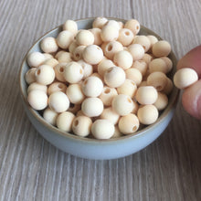 2017 Unfinished Natural Wood Ball Beads 6mm 8mm 10mm Wooden Teething Beads