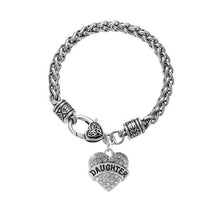 2017 MOM SISTER MIMI NANA Family Members Fashion Full Heart Bracelet Jewelr