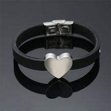DIY Logo ID Bracelets for Women Adjustable Length Silicone Bracelet Persona