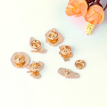 6 Pcs/set Pink Enamel Pins Set Badge For Clothes Colorful Cartoon Brooches