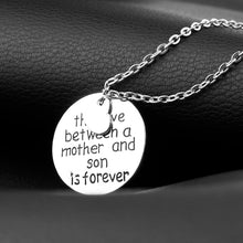 The love between a mother and son is forever Necklaces Family Series Love S