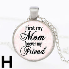 2017 Trendy Round Mothers Day Necklace You Are The Best Mom Ever Pendant Gl