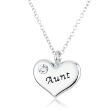 Heart Crystal Mom Dad Best Friend Nurse Teacher Daughter Sister Pendant Nec