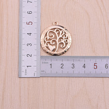 50pcs Hot Sale Gold/ Silver plated Tree of Life Mom You are the Heart of Fa