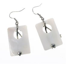 Natural shell flower drop dangle earrings fashion jewelry mothers day gifts