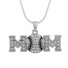 Skyrim chokers 2017 baseball or softball mom pave crystal necklace jewelry-