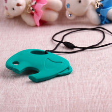 2017 Big Elephant silicone teether pendant and nursing necklace Chewable BP