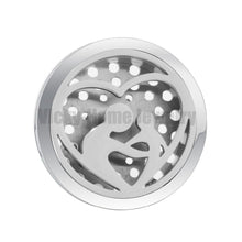 30mm Love Mom and Baby Round Steel 316L Stainless Steel Aromatherapy / Esse