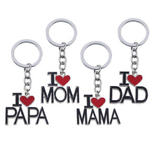 2017 New Arrive Cartoon Personality Lovers Keychain Key Ring Alloy Letter I