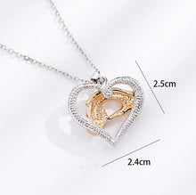 Mother Love Baby Child Rhinestone Big Hand Hold Little Hand Fashion Designe