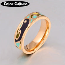 Dubai Jewelry New Design Style Ceramic Ring Colorful Ring Stainless Steel G