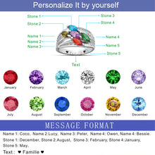 AI JA JA Fashion Marquise Women Rings Personalized 925 Sterling Silver Engr