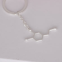 2016 Pleasure hormone keychain chemical formula Molecules keychains Love Ha