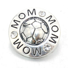 10 Pcs/lot Snap Jewelry Buttons Mom Ball Rhinestone 18mm Snap Buttons Fit 1