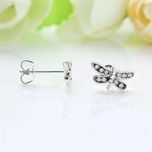 GAGAFEEL Stud Earrings For Women 925 Sterling Silver Stud Pending Dragonfly