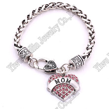 Hot Sale Pink Heart Pendant  MOM/MARINES/MATRON OF HONOR/LOVE/MOTHER OF THE