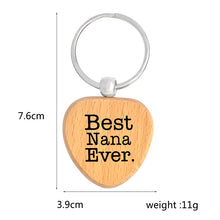 Best Family Ever keychain Mom Dad Nana Gigi Mimi Papa Grandma Girlfriend Bo
