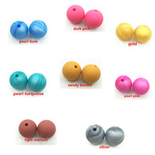 100pcs/lot Food Grade Silicone Teeth Beads DIY Necklaces Baby Bracelets Bab