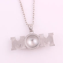 New Arrival Hot Selling zinc studded with sparkling crystal MOM BASEBALL re