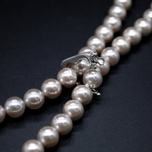 High Quality Luxury Two Rope Tassel White or Gray Black Pearl Long Necklace