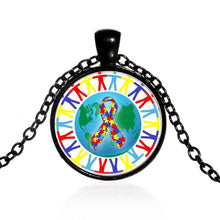 Newest statement necklace pendant Autism My Child is Autistic Superhero Aut