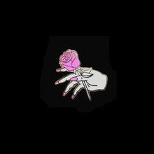 red pink rose Enamel Pin Set hand mouth lips High heels car heart pins and