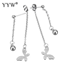 YYW New Jewelry Lover Mom Birthday Gifts Long Chain Stainless Steel Split E