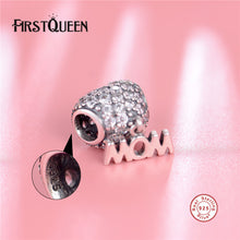 FirstQueen 2017 New Authentic 925 Sterling Silver Dangle Mom Romantic Heart