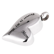 Mom Forever In My Heart Cremation Jewelry Ash Urn Pendant Necklace Memorial