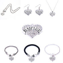 New Arrival fashion rhodium plated earring with sparkling crystals BELIEVE/