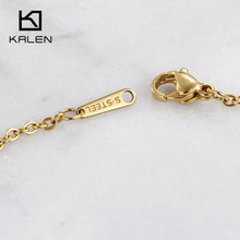 Kalen Mother's Day Gifts For Mom Stainless Steel Gold Color Letter mam Boy