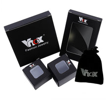 Vnox Free Engraving Name Heart Pendant for Women Girl Necklace Dog Tag Stai