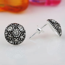 GAGAFEEL Stud Earrings For Women 925 Sterling Silver Stud Pending Round Nob