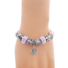 FUNIQUE Women Fashion Heart Angel Big Beads Charms Bracelets Jewelry Gift F