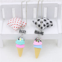 Mom And Daughter Jewelry 2Pcs/ Set Best Friends Charms BFF Ice Cream Food P
