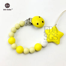 Let's Make round silicone nusring beads mom Jewelry teething necklace balls