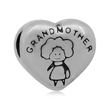 5pcs Factory Clearance Sale Never Fade Stainless Steel Big Hole Heart Beads