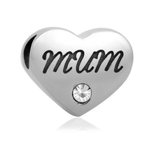 my shape Love Sister Wife Nana Aunt Mom With Clear Crystal Family Stainless