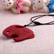 2017 Big Elephant silicone teether pendant and nursing necklace Chewable BP