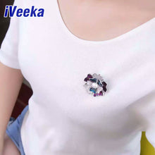 iVeeka Freshwater Pearls Brooches Silver Jewelry Flower Brooches for Mom Wi