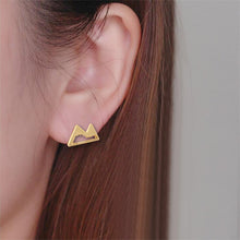 SMJEL Fashion Snow Mountain Earrings  for Women Unique Earrings Nature Insp