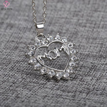 Lefeng Fashion Mother 's Day Gift Mom Engraved Hollow Love Necklace Set Cry