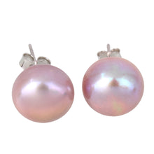 YYW Wholesale Natural White Pink Purple Freshwater Pearl Earrings Jewelry M