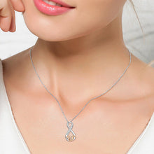 YFN 925 Sterling Silver Pendant Necklaces With CZ Stone Jewelry Love Mother