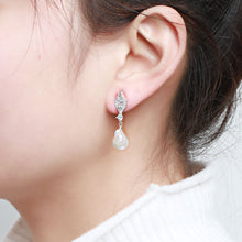 Hongye Mother's day gift! Natural Freshwater Irregular Pearl 925 Sterling S